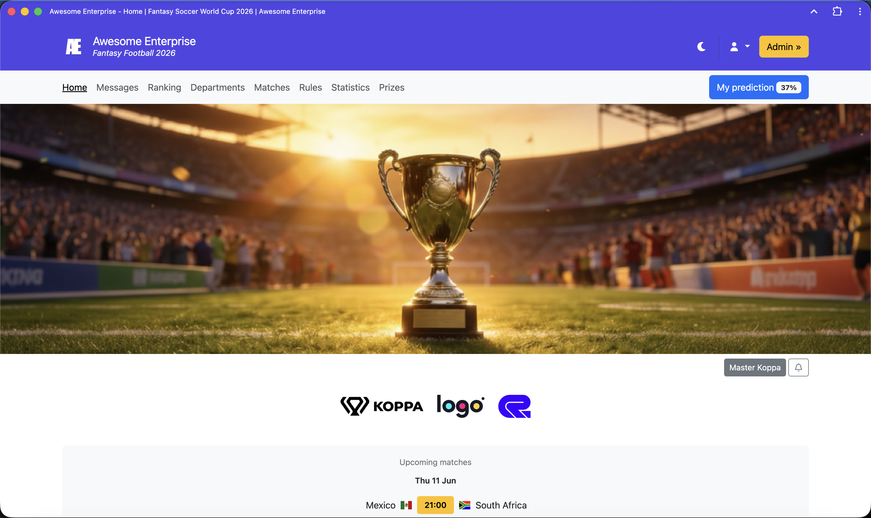 App running as standalone window